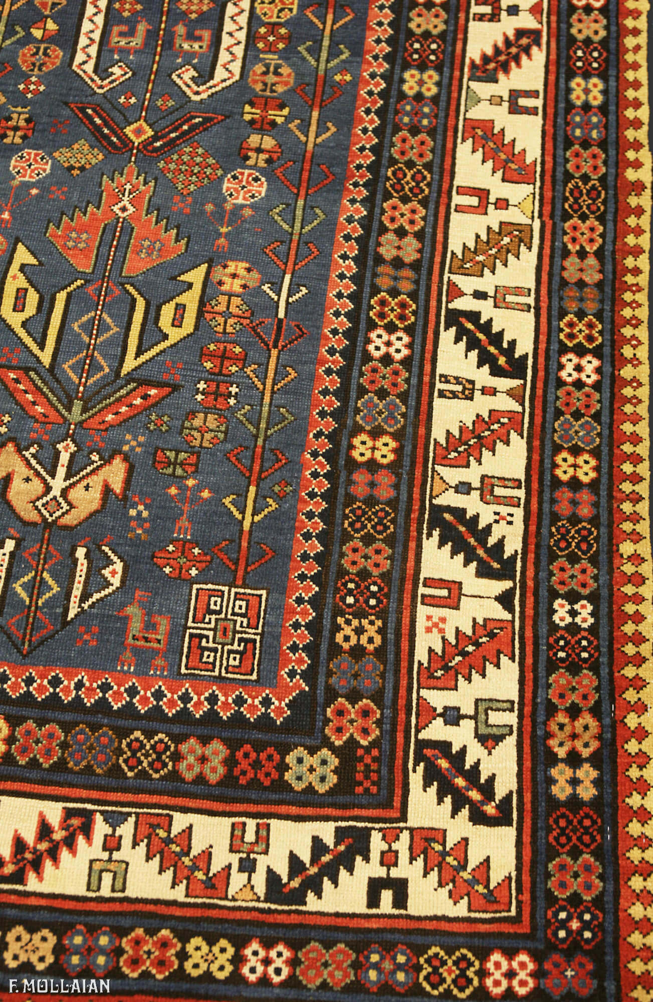 Antique Runner Caucasian Kuba (Quba) Rug n°:43060935